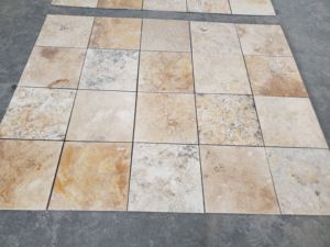 Wholesale Hotel French Pattern Paver Polished Tile Henan Natural Marble Modern Graphic Design Multicolour Travertine Tile - Product Image 6