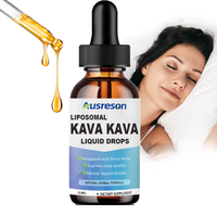 Extrait liquide de racine de Kava Kava biologique en marque propre, boisson pour favoriser le sommeil, le calme et la réduction du stress, gouttes liquides de Kava liposomales