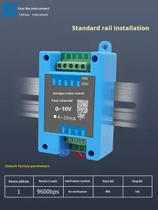 โมดูลเอาต์พุตอะนาล็อกอุตสาหกรรม <span class=keywords><strong>RS485</strong></span> <span class=keywords><strong>Mod</strong></span>-<span class=keywords><strong>bus</strong></span> รุ่น TD-31 4 ช่องสัญญาณ 4-20mA 0-10V ตัวแปลงสัญญาณกระแสไฟฟ้าและแรงดันไฟฟ้า DC24V สำหรับ PLC Taihua - Product Image 4