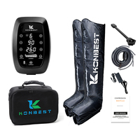 Pressothérapie, circulation sanguine, drainage lymphatique, thérapie améliorée, sans fil, rechargeable, portable, masseur de jambes à 6 chambres