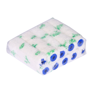 ลูกกลิ้งทาสีไมโครไฟเบอร์อุตสาหกรรมสีเขียว 4 นิ้ว สำหรับงาน DIY OEM คุณภาพพรีเมียม ติดตั้งด้วยความร้อน สำหรับทาสีและตกแต่ง - Product Image 5
