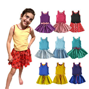 HIPPO ENFANTS été nouveau bébé filles costumes haute qualité OEM Yoga ensemble 2 pièces princesse enfants vêtements de sport vêtements tenues - Product Image 4