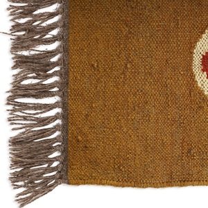 Alfombra de yute de lana Kilim rústica de primera calidad, alfombra geométrica hecha a mano para sala de estar, oficina, alfombras y juegos decorativos elegantes para el hogar - Product Image 4