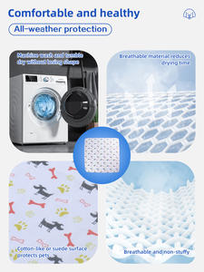 Großhandel Haustierzubehör hochwertiges wiederverwendbares waschbares Welpen-Pischpad wasserdichtes Hunde-Pischpad wiederverwendbares Haustier-<span class=keywords><strong>Pad</strong></span> - Product Image 4