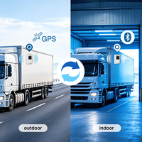 Traceur GPS solaire sans fil LoRaWAN 2 km pour bétail, balise Bluetooth BLE iBeacon, dispositif de suivi d'animaux LoRa pour vaches
