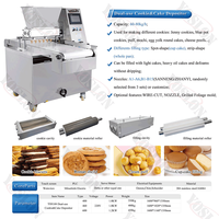 Machine complète de fabrication de biscuits à la confiture d'ananas chinoise avec moule de remplissage et de découpe pour biscuits torsadés aux cacahuètes