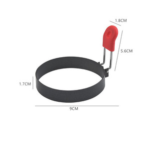 Outils de cuisine très vendus, moules à œufs en acier inoxydable antiadhésifs en forme de cercle pour des œufs frits parfaits, 2 couleurs disponibles - Product Image 3