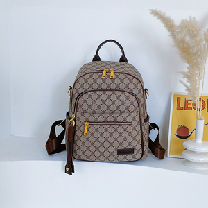 Mochila de Material PU de Alta Calidad. Estilo de Dama a la Moda. Mochila con Patrón Geométrico Retro.213 - Product Image 6