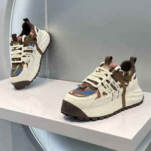 Zapatos Deportivos Casuales para Hombre, con Suela Gruesa, con Cordones, Cómodos y Versátiles, de Corte Bajo, Ligeros, Modernos, para Caminar - Product Image 3