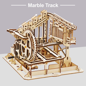 <span class=keywords><strong>Robotime</strong></span> <span class=keywords><strong>Rokr</strong></span> DIY Assembler Jouets Bois Artisanat LG502 Marble Run <span class=keywords><strong>3D</strong></span> Puzzles en Bois pour Dropshipping - Product Image 2