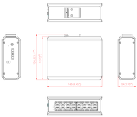 SALZ Automation GmbH Commutateur Ethernet industriel Gigabit non géré 16 ports DIN-Rail-SA-2016-GT-01-00 Fabriqué en Chine