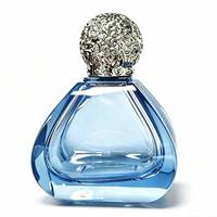 Flacon de parfum en verre de luxe en forme de goutte d'eau, 100 ml, avec logo personnalisé