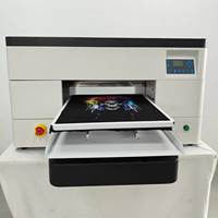 Nouvelle imprimante jet d'encre A3 avec tête d'impression XP600 pour l'impression textile semi-automatique haute vitesse sur t-shirts, jeans, vêtements