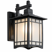Lampe murale d'extérieur 5W E27 IP54, lanterne en aluminium et verre 220V avec ampoule pour porche, patio, cour, villa, éclairage extérieur LED
