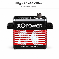 Servomoteur numérique sans balais étanche XQ-BLS8175D 75kg 8.4V avec engrenage en acier inoxydable et aluminium CNC pour drone quadricoptère