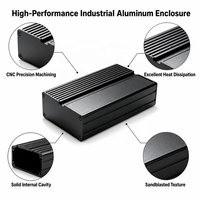 Boîtier électrique en aluminium pour panneau de distribution d'alimentation, boîte de commande, boîtier électrique en aluminium avec logo personnalisé