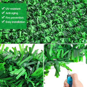 Clôture en gazon artificiel LFL Intérieur/Extérieur Gazon synthétique imperméable et durable Décoration paysagère avec longue durée de vie - Product Image 3