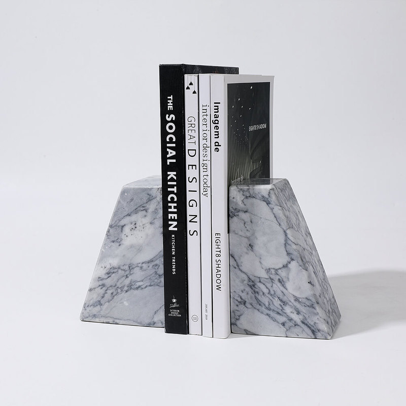 Centurymosaic Venato Natural Stone Marble Bookends