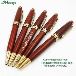 Bolígrafo de Regalo de Lujo al por Mayor con Logotipo Personalizado, Bolígrafo de Madera Tallada - Product Image 3