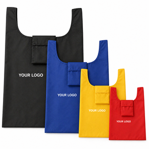 Bolsa de Compras Plegable Resistente con Logotipo Personalizado SHINY, con Bolsa Integrada para Promoción de Marca y Venta de Comestibles - Product Image 2
