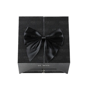 Valentine's Day Double-layer Rectangular Printed Rose Flower Drawer <b>Box</b> Eternal Flower <b>Gift</b> <b>Box</b> Necklace Ring Jewelry <b>Box</b> - Product Image 5