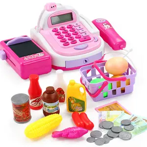kasiyer makine oyuncak süpermarket set Suppliers-Fabrika toptan Pos oyun makinesi yazarkasa oyuncaklar kızlar için