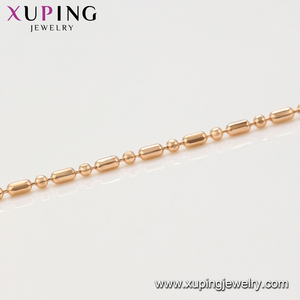 Trang Sức Xuping 36100 Đồ Trang Sức Mạ Vàng Nóng Thiết Kế Đơn Giản Chuỗi Khóa Vòng Cổ Trang Sức - Product Image 3
