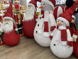 Grande taille géante d'intérieur 8ft jouets pliables de noël Figurine poupée noël Snwoman père noël décorations - Product Image 6