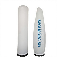 Colonne et cône gonflables lumineux à LED pour décoration de fête, avec logo personnalisable, taille adaptable, utilisation publicitaire