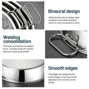 Assiettes à dîner de restaurant OEM Plateau à <span class=keywords><strong>pizza</strong></span> rond Plateau de cuisson léger en acier inoxydable Plats de service pour la restauration - Product Image 4