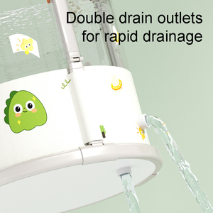 Baignoire ronde portable, grande, en plastique, économique, pliable, pour l'extérieur, bain froid, pour personnes. - Product Image 3