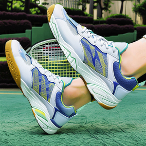 Professionnel unique filet respirant plaque de carbone vêtements de sport hommes femmes été <span class=keywords><strong>Badminton</strong></span> chaussures de Tennis maille Pickleball chaussures - Product Image 5