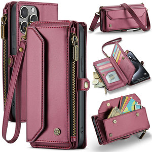 Nouveaux produits <span class=keywords><strong>CaseMe</strong></span> 2025 pour <span class=keywords><strong>iPhone</strong></span> 17 16 Pro Max 15 14 13 12 <span class=keywords><strong>SE</strong></span> 4 – Étui portefeuille avec porte-cartes à rabat pour <span class=keywords><strong>iPhone</strong></span> 16 Pro Max - Product Image 1