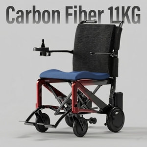 <span class=keywords><strong>Silla</strong></span> de Ruedas Eléctrica Plegable de Fibra de Carbono <span class=keywords><strong>con</strong></span> Batería de Litio para Todo Terreno, Tipo Maleta, 11 kg, <span class=keywords><strong>Silla</strong></span> de Ruedas Eléctrica de Fibra de Carbono - Product Image 1
