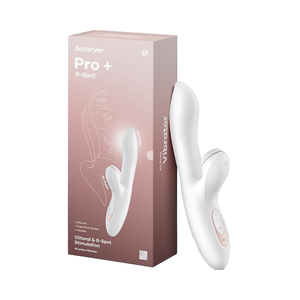 Vibrador de Conejo Satisfied <span class=keywords><strong>Pro</strong></span> <span class=keywords><strong>2</strong></span> de Nueva Generación SATPROGRAB Blanco Recargable por USB IPX6 Resistente al Agua 10 Frecuencias Caja de Regalo - Product Image 1