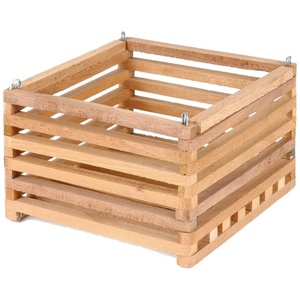 Panier <span class=keywords><strong>en</strong></span> bois fabriqué à la main plantation de bois planteur lit divisible jardin pour fleurs légumes herbes arrière-cour artisanat <span class=keywords><strong>en</strong></span> bois - Product Image 1
