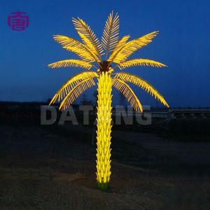 Luces LED Decorativas con Forma de Palmera, Hojas Brillantes para Centros Comerciales, Hoteles, Playas, Bodas, Año Nuevo, Navidad y Eventos - IP65 Impermeable - Product Image 5