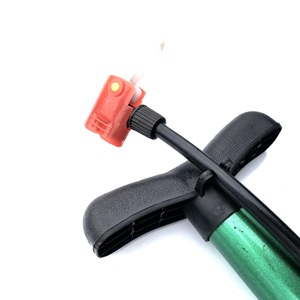 Bomba de Aire de Alta Presión de 30 cm con Doble Boquilla y Adaptador para Bicicletas, Bicicletas de Montaña, Bicicletas Eléctricas y Balones de Baloncesto (Metal) - Product Image 3