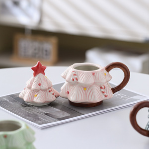 Caneca de Natal em Cerâmica Criativa Presente para Crianças Caneca Fofa para Presentes do Dia dos Namorados para Meninas - Product Image 4
