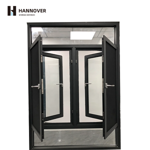 Hannover tùy chỉnh đúc sẵn cửa sổ và cửa ra vào khung nhôm nhà biệt thự cửa sổ với kính đôi để bán - Product Image 1