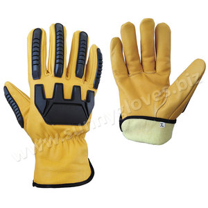 2021 High Quality Leather <b>Drivers</b> <b>Gloves</b> / Safety <b>Gloves</b> / Mechanics <b>Gloves</b> - Product Image 2
