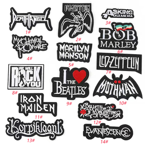 Áo đính hình thêu phong cách Punk, logo tùy chỉnh, chữ thêu lên mũ và quần áo - Product Image 1