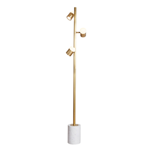 Post-modern Simple Nordic Alabaster <b>Stand</b> Lamp Minimalist Design Metal Floor Lamp with Three Lights in China Lamp Manufacture - Product Image 1
