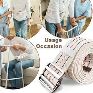 Cinturones de Transferencia para Caminar de 60 Pulgadas con Hebilla Metálica para Terapia Física de Ancianos, Suministros para Cuidadores - Product Image 6
