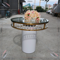 Table de gâteau de mariage exquise populaire gâteaux de support et tables sucrées ensemble pour la Table de réception de fête de banquet de mariage