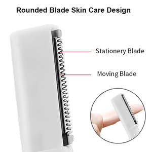 ชุดที่กันคิ้วปากกาโกนหนวดขนาดเล็กแบบพกพากรรไกรปลอดภัยทำจากสเตนเลสไฟฟ้าสำหรับผู้หญิงในโรงแรม - Product Image 3