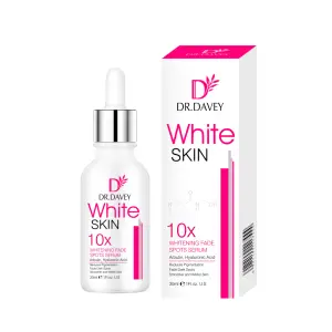 DR.DAVEY सफेद त्वचा 10x whitening फीका स्पॉट के साथ सीरम arbutin,hyaluronic एसिड