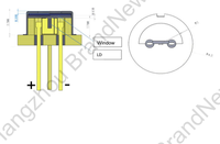 Nouveau laser infrarouge à diode haute puissance 180W 905nm pour Lidar, mesure de distance laser BNT, facile à utiliser