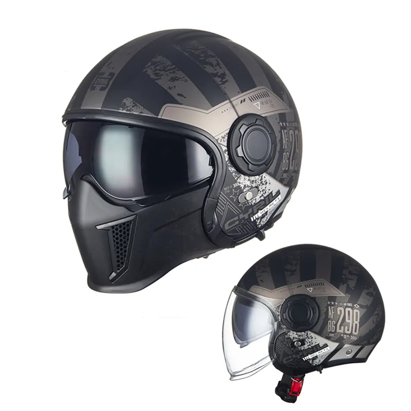 Классический мотоциклетный шлем, Классический привлекательный дизайн, различные стильные мотоциклетные шлемы в стиле ретро Harley