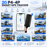 Traceur GPS 2G pour véhicule P4-4P filaire avec suivi en temps réel, historique d'itinéraire, géolocalisation et alarme de vibration